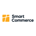 Logo von Smart Commerce, einem Anbieter von Lösungen für den Online-Handel, in modernen Farben.